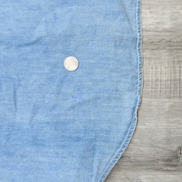 Levi's Denim Shirt Metal Buttons HAS FLAWS - Picture 14 of 15